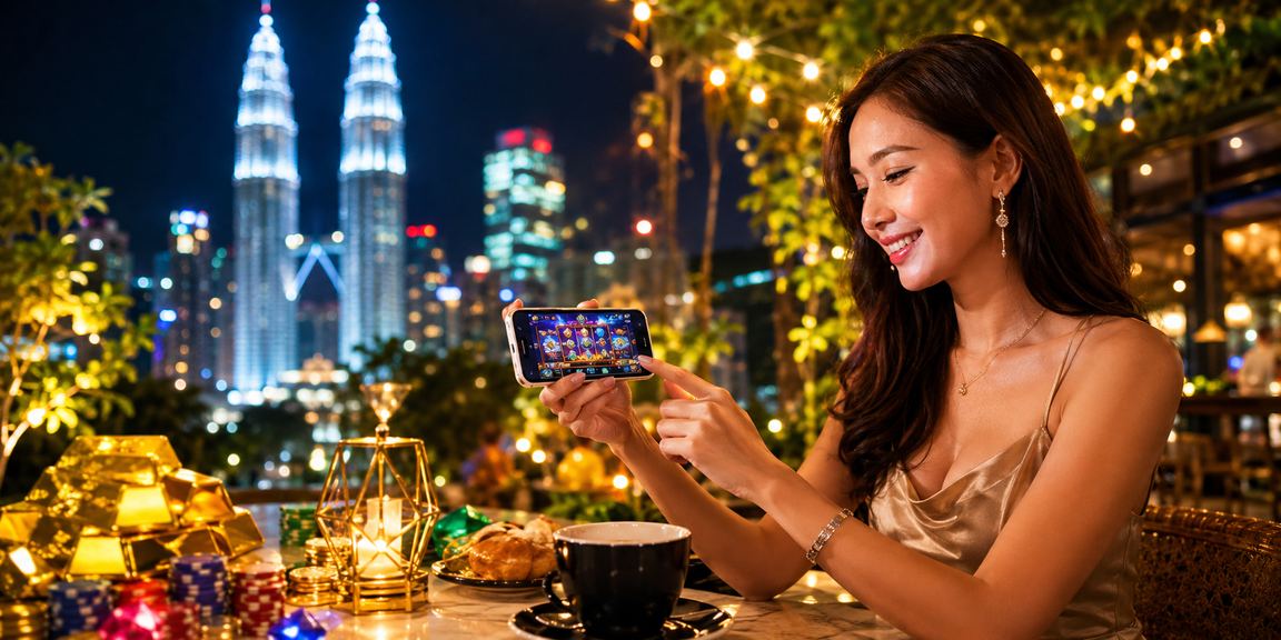 Pengguna Kuala Lumpur mengakses taruhan bola sepak secara mudah alih menggunakan antara muka k4club